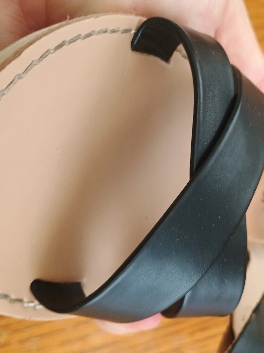 Little Girls Size 13 Sonoma Black Crisscross Buckle Strap Sandals